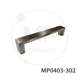 jaladera aluminio níquel cepillado mp 128mm cc 137mm