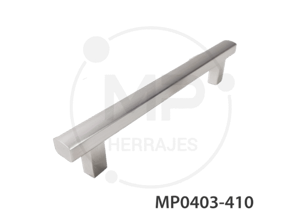 jaladera aluminio niquel cepillado mp 128mm cc 160mm