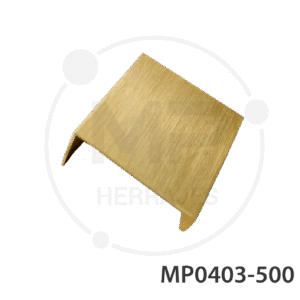 perfil jaladera aluminio dorado cepillado mp 16mm cc 40mm