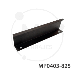 perfil jaladera aluminio mp negro mate 320mm cc 350mm