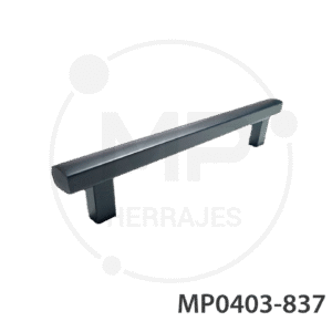 perfil jaladera aluminio negro mate mp 160mm cc 192mm